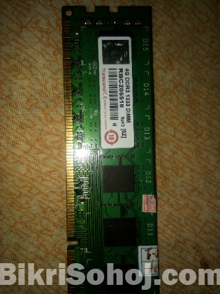 Transcend 4gb Ddr3 ডেস্কটপ র‍্যাম